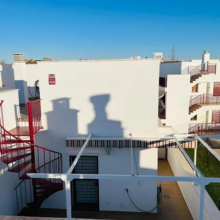 アパート Atico Premium Conil Con 2 Terrazas, Parking, Piscina, Aire Ac Y Wifi -solo Familias Y Parejas- *
